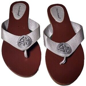 Pierre Dumas Silver TAMI Sandals Size 9